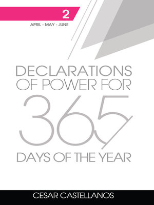 cover image of Declarations of Power For 365 Days of the Year, Volume 2